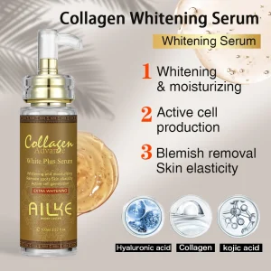 Skin Whitening Face Serum With Organic Collagen